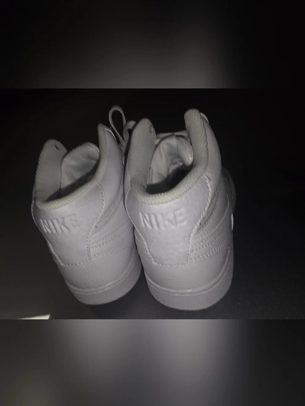 Brand New Mens Nike Court Vision Size 8 White High Top Sneakers No Box